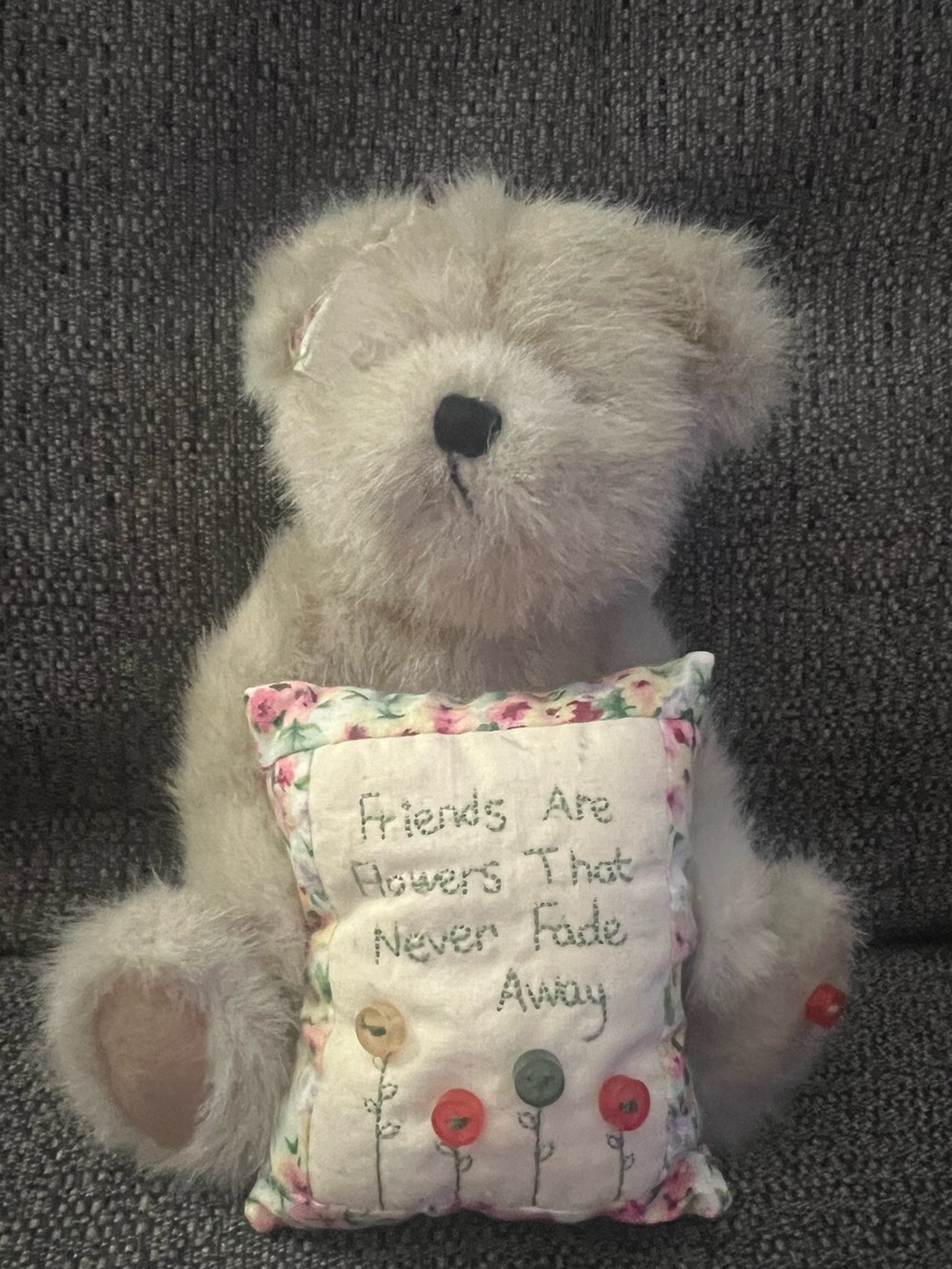 Boyds Bear “Mia Goodfriends” Plush Bear w/ Pillow - Thinkin' of Ya Collection